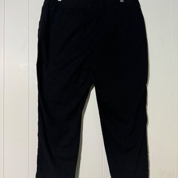 Chico's Capris Women's M/8 Cotton/Spandex Blend Lightweight Casual Staple Black - Picture 3 of 7